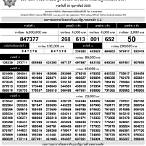 ใบตรวจหวย 1 กรกฎาคม 2562
